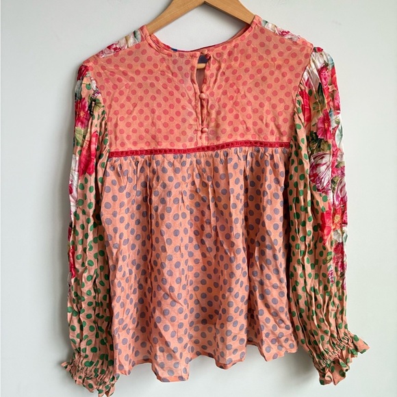 Anthropologie Bl-nk‎  London Peasant Blouse XS - Picture 6 of 9